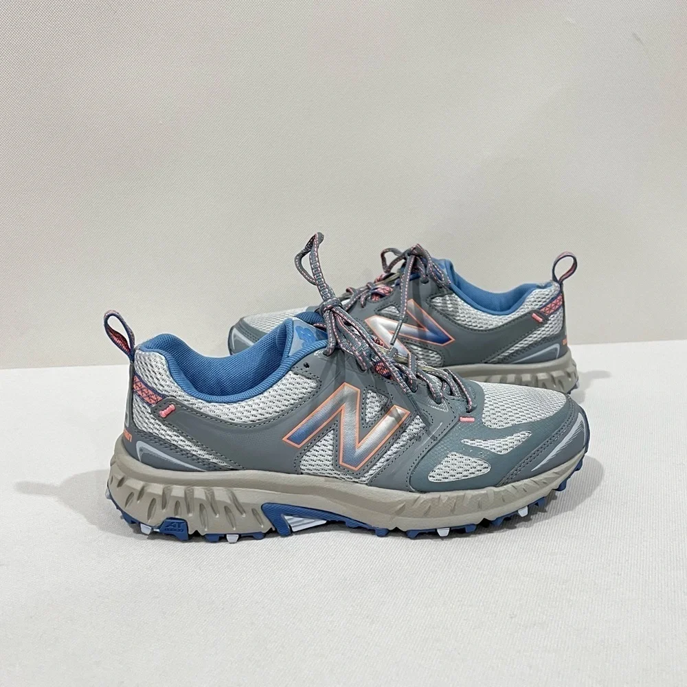 New Balance Unisex W,9 M, 7.5 Grey Blue Trail Running Sneaker Shoes All Terrain